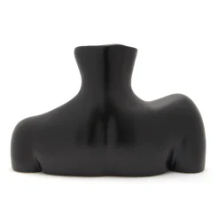 Anissa Kermiche Breast Friend Vase (Black)- Home