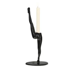 Anissa Kermiche Can Candlestick (Black)- Home