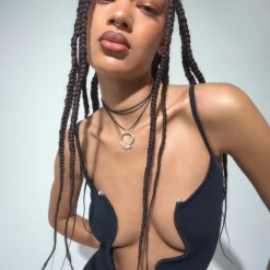 Anissa Kermiche Charmeur Rope Necklace (Silver)- Necklaces