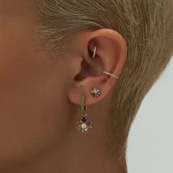 Anissa Kermiche Daisy Me Rollin Stud- Earrings