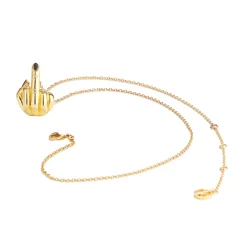 Anissa Kermiche French For Goodnight Necklace (Black)- Necklaces