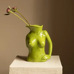 Anissa Kermiche Jugs Jug (High-Shine Olive)- Home