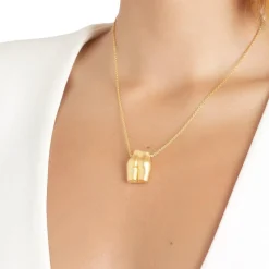 Anissa Kermiche Le Derriere Sanded Necklace- Necklaces