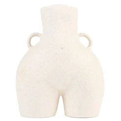 Anissa Kermiche Love Handles Vase (Speckled Beige)- Home