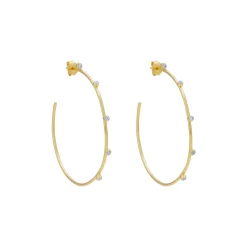 Anissa Kermiche Razzle Dazzle Hoop Earrings- Earrings
