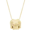 Anissa Kermiche Rubies Boobies Necklace (Sanded)- Necklaces