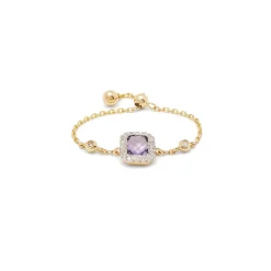 Anissa Kermiche Square Amethyst Ring- Rings