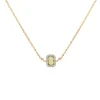 Anissa Kermiche Square Peridot Necklace- Necklaces