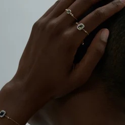 Anissa Kermiche Square Peridot Ring- Rings