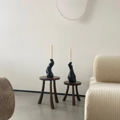 Anissa Kermiche Tit For Tat Candlestick Short (Matte Black)- Home