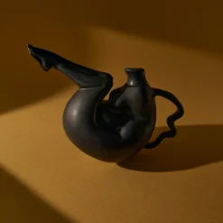Anissa Kermiche Tit-Tea Pot (Matte Mottled Black)- Home