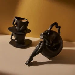 Anissa Kermiche Tit-Tea Pot (Matte Mottled Black)- Home