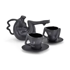 Anissa Kermiche Tit-Tea Pot (Matte Mottled Black)- Home