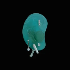 Anissa Kermiche Wonky Tear-Drop Stud- Earrings